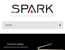 Tablet Screenshot of new-spark.com